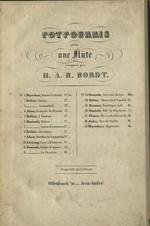 Potpourris pour une Flûte composés par H.A.R. Bordt. No. 18. Aubert Part du Diable.